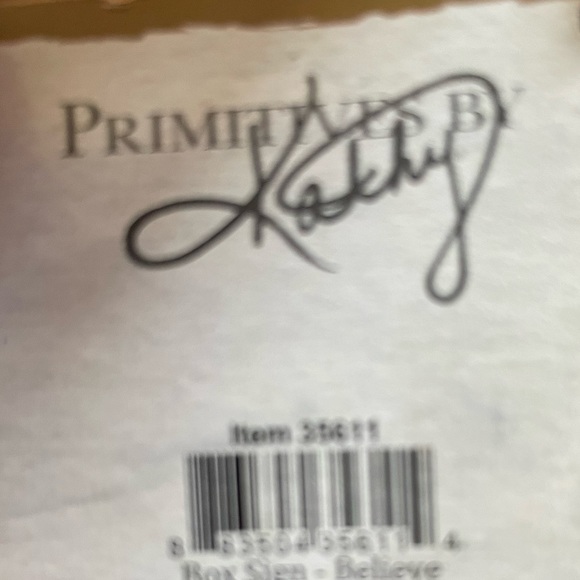 Believe in the magic of  Christmas, primitive artwork by Kathy NWT - Picture 5 of 6